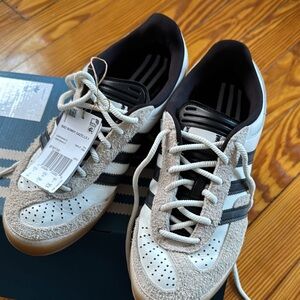 Adidas Gazelle Men's Indoor Bad Bunny White and Black Sneakers